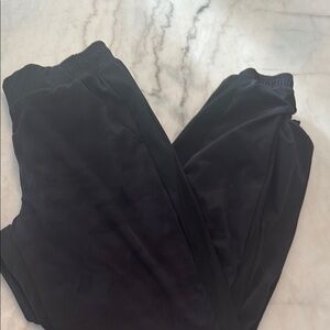 Black Jogger Pants Athleta Lined Size 4 Camo